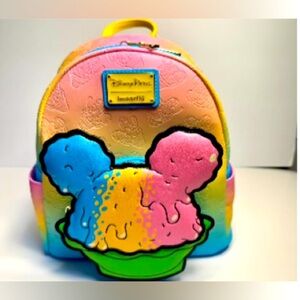 Disney Parks Loungefly Mini Backpack - Disney Eats Mickey Shaved Ice NWT​